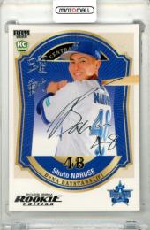 2026 BBM ルーキーエディション 成瀬脩人 #076 銀箔サインカード【073/200】 横浜