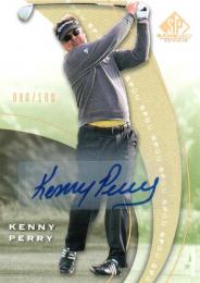 2012 UPPER DECK SP Game Used Golf  Kenny Perry Autograph 080/100