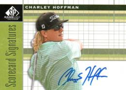 2012 UPPER DECK SP Game Used Golf  Charley Hoffman Autograph