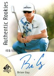 2014 UPPER DECK SP Authentic Golf  Brian Gay Autograph 400/699