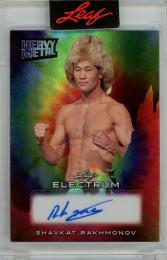 2024 LEAF Electrum Multi-Sport Shavkat Rakhmonov Heavy Metal Silver Board Tie-Dye HM-SR1【1st No. 1/8】