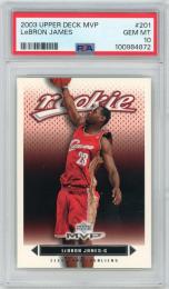 2003 UPPER DECK MVP Lebron James #201【PSA10】