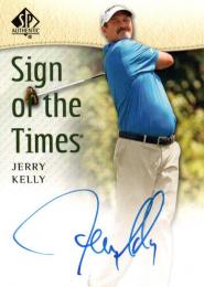 2014 UPPER DECK SP Authentic Golf  Jerry Kelly Autograph