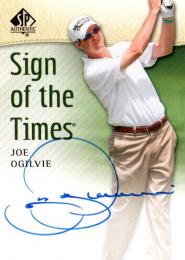 2014 UPPER DECK SP Authentic Golf  Joe Ogilvie Autograph