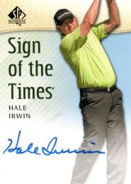2014 UPPER DECK SP Authentic Golf  Hale Irwin Autograph