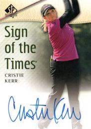 2014 UPPER DECK SP Authentic Golf  Cristie Kerr Autograph