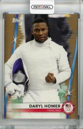 2021 Topps U.S. Olympics Team Fencing Daryl Homer Base Gold(パラレル版) 54/99