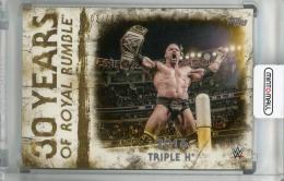 2018 Topps WWE Undisputed  Triple H 30 Years of Royal Rumble Gold(パラレル版) 03/10