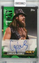 2021 Topps WWE NXT  Cameron Grimes We Are NXT Autographs Green(パラレル版) 78/99