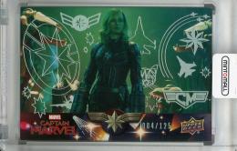 2020 Upper Deck Avengers Endgame & Captain Marvel  Carol Captured Captain Marvel Base Silver Foil(パラレル版) 004/125