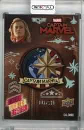 2020 Upper Deck Avengers Endgame & Captain Marvel  Globe Captain Marvel Higher, Further, Faster  Silver Foil(パラレル版) 042/125