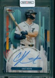 2025 TOPPS Finest Colt Keith #FA-CK Finest Autographs Detroit Tigers