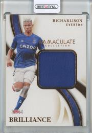 2019-20 Immaculate Collection Richarlison Brilliance Memorabilia Bronze #27【22/50】 Everton