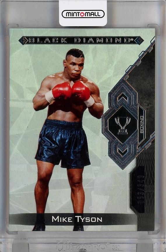 mike tyson マイク タイソン 直筆サイン＆グローブカード mike tyson マイク タイソン 直筆サイン＆グローブカード