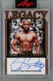 2022 Leaf Legacy Collection  Floyd Mayweather Jr. Autographs #LCAFM2 45/60