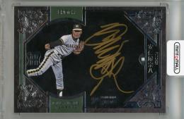 2018 EPOCH 阪神タイガース OBカード GLORIOUS PLAYERS〜栄光の戦士達〜  安仁屋宗八 直筆サインカード(パラレル版) 09/25