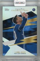 2021-22 Topps Paris Saint-Germain Team Set Lionel Messi Signature Celebrations Rainbow Foil #31 ※初期傷あり【176/250】