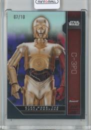 2023 Topps Finest Star Wars  C-3PO Base/Black/#FN-32 7/10