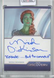 2023 Rittenhouse Star Trek Discovery Season 4  Nicole Dickinson Autographs