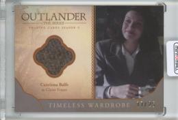 2023 Cryptozoic Outlander Season 5  Caitriona Balfe as Claire Fraser Wardrobe Relics/Silver/#M01 17/25