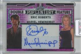 2023 Leaf Metal Pop Century  Eric Roberts / Mariel Hemingway Double Feature Autographs 3/6