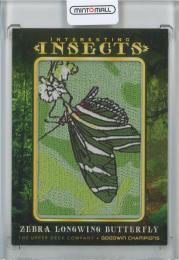 2022 Upper Deck Goodwin Champions  Zebra Longwing Butterfly Interesting Insects Patches