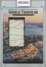 2022 Upper Deck Goodwin Champions  Cairo, Egypt World Traveler City Centric Map Relics