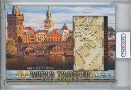 2018 Upper Deck Goodwin Champions  Prague /Czech Republic World Traveler Map Relics