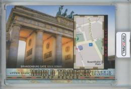 2018 Upper Deck Goodwin Champions  Brandenburg Gate /Germany World Traveler Map Relics