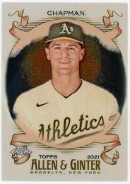 2021 Topps Allen and Ginter Chrome #56 Matt Chapman