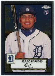 2021 Topps Chrome Platinum Anniversary #40 Isaac Paredes RC