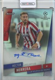 2019-20 Finest UEFA Champions League Hector Herrera Autographs #FAHHE Atletico Madrid