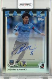 Topps Jリーグ フラッグシップ 2025 佐々木旭 直筆サインカード Black Foil【08/10】 川崎フロンターレ