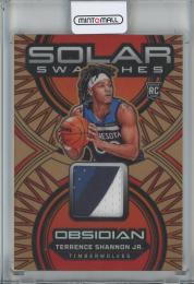 2024-25 Panini Obsidian Terrence Shannon Jr. Solar Swatches Electric Etch Bronze Flood #30【55/60】 Minnesota Timberwolves