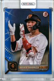 2022 Topps NPB  Bowman 巨人 坂本勇人 Base,Blue 017/199