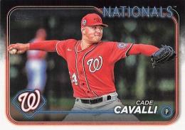 2024 Topps Update MLB #US126 Cade Cavalli レギュラーカード