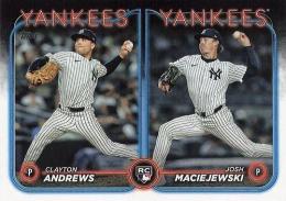 2024 Topps Update MLB #US163 Clayton Andrews / Josh Maciejewski レギュラーカード RC