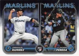 2024 Topps Update MLB #US185 Jhonny Pereda / Emmanuel Ramirez レギュラーカード RC