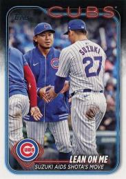 2024 Topps Update MLB #US205 Lean On Me:Suzuki Aids Shota's Move(Seiya Suzuki / Shota Imanaga) レギュラーカード