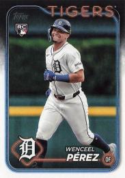 2024 Topps Update MLB #US233 Wenceel Perez レギュラーカード RC