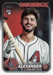 2024 Topps Update MLB #US265 Blaze Alexander レギュラーカード RC