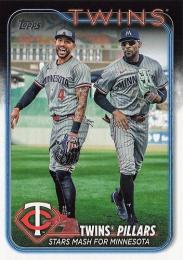 2024 Topps Update MLB #US289 Twins Pillars:Stars Mash for Minnesota(Byron Buxton / Carlos Correa) レギュラーカード