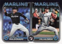 2024 Topps Update MLB #US305 Eli Villalobos / Anthony Maldonado レギュラーカード RC