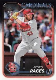 2024 Topps Update MLB #US338 Pedro Pages レギュラーカード RC
