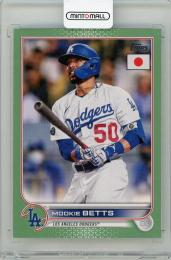 2022 TOPPS Japan Edition Mookie Betts Jade Green #144【49/75】 Los Angeles Dodgers