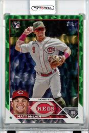2023 Topps Update Series  Matt Mclain Rookie Base Green Foil Parallel(Lastナンバー!) 499/499
