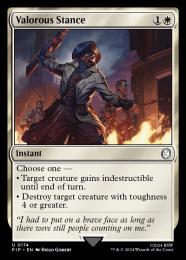 【PIP】【ENG】【Foil】《勇敢な姿勢/Valorous Stance》