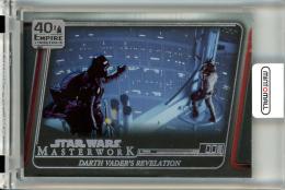 2020 Topps Star Wars Masterwork  Darth Vader's Revelation The Empire Strikes Back 40th Anniversary Rainbow Foil Parallel 046/299