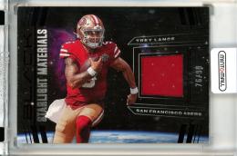 2022 Panini Black  Trey Lance Starlight Materials 76/99