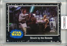 2019 Topps Star Wars Journey To The Rise Of Skywalker  Struck By The Remote Base Black Parallel 184/199